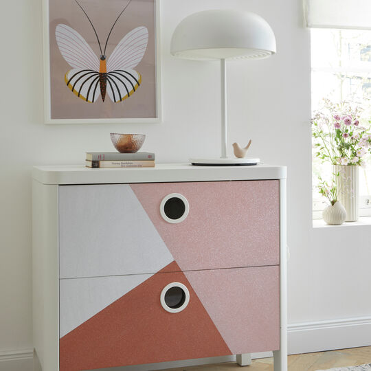 Klebefolie Metallic Glitter rose pink image number null